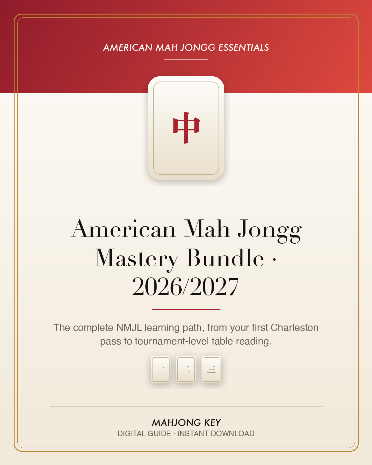 American Mah Jongg Mastery Bundle — 2026/2027 — cover